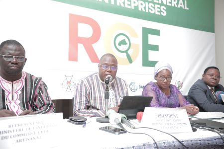 Lancement officiel du Recensement général des entreprises: Quatre mois pour collecter des informations auprès des entreprises formelles et informelles du Burkina Faso