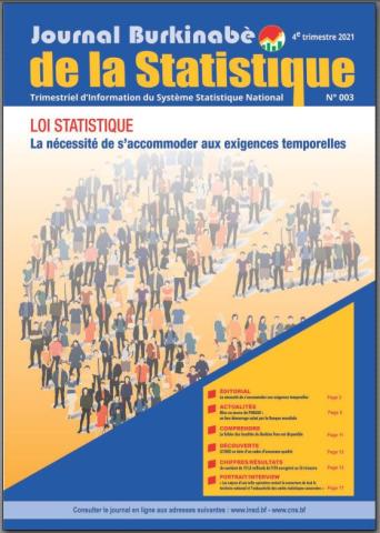 N°003 du Journal Burkinabè de la Statistique