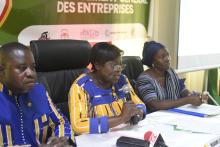 Recensement général des entreprises ntreprises (RGE) : l’équipe technique de l’Institut national de la statistique et la démographie (INSD) explique les grands points de l'opération aux acteurs dans la région du plateau central